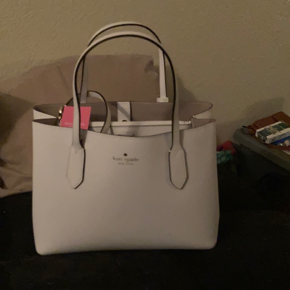 White kate spade purse